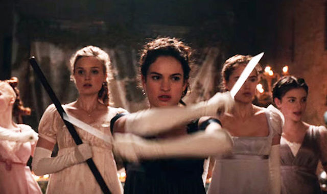 The Bennett sisters put their sword skills to work.