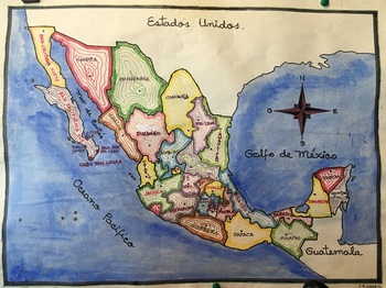 Map of Mexico.